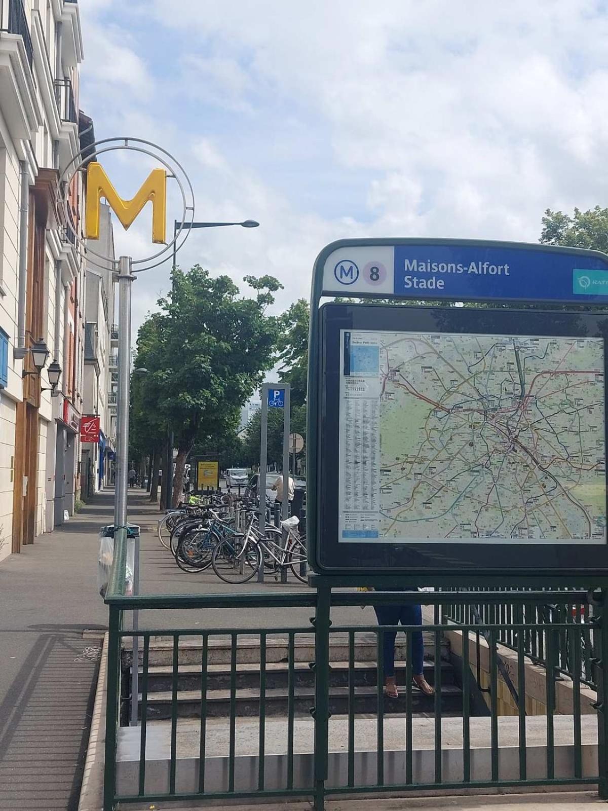 Charme, Originalite, -1 Minute Metro Leilighet Maisons-Alfort Eksteriør bilde